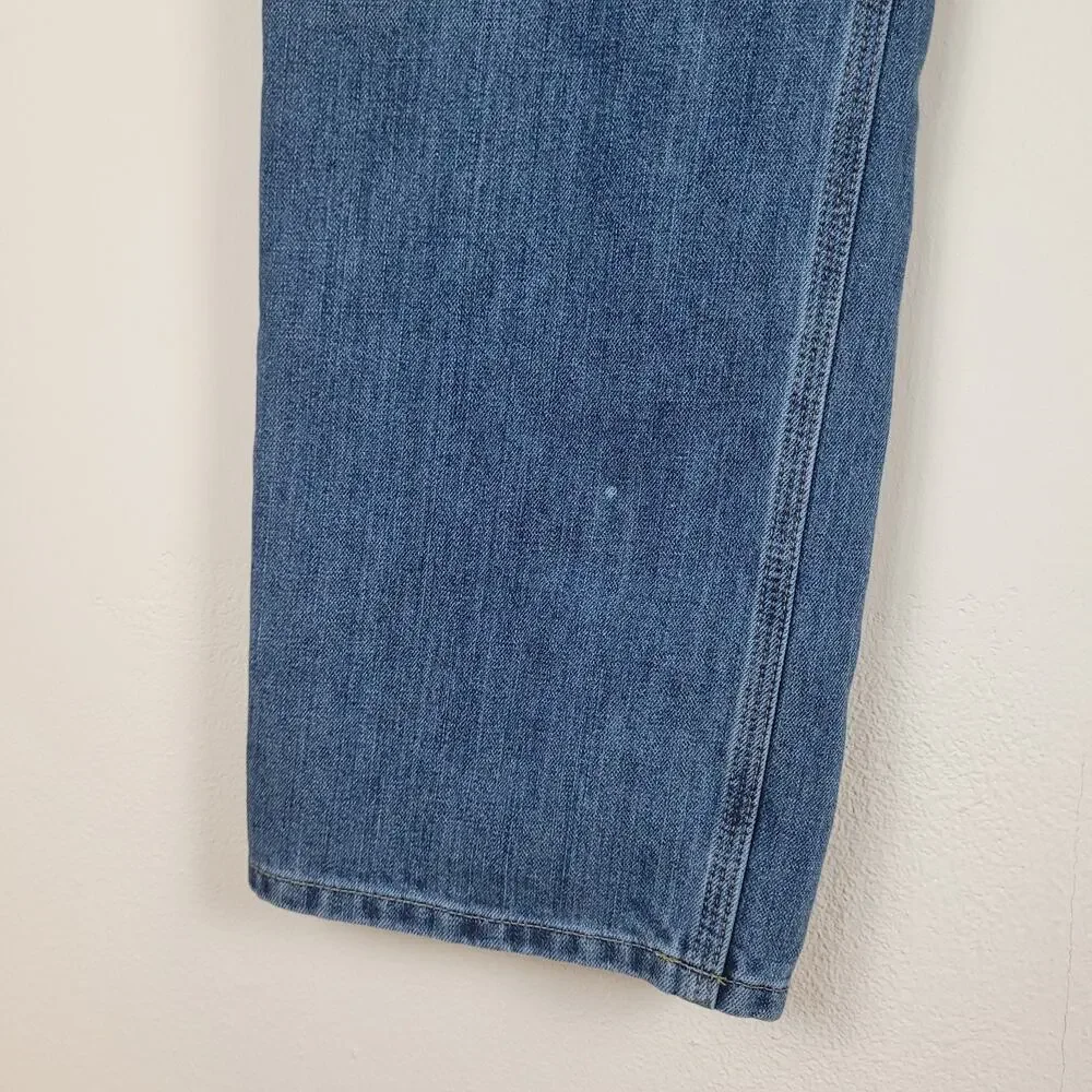 Carhartt Jeans Mens 38x32 Blue Denim Holter Relaxed Fit Straight Leg 101483 Work